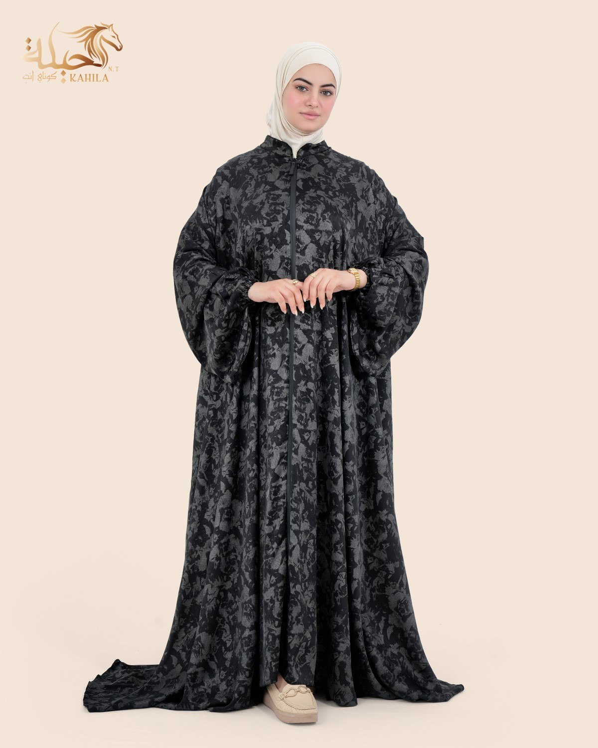 Anoud Butterfly Abaya Wrap – Code: 2000 - Image 3