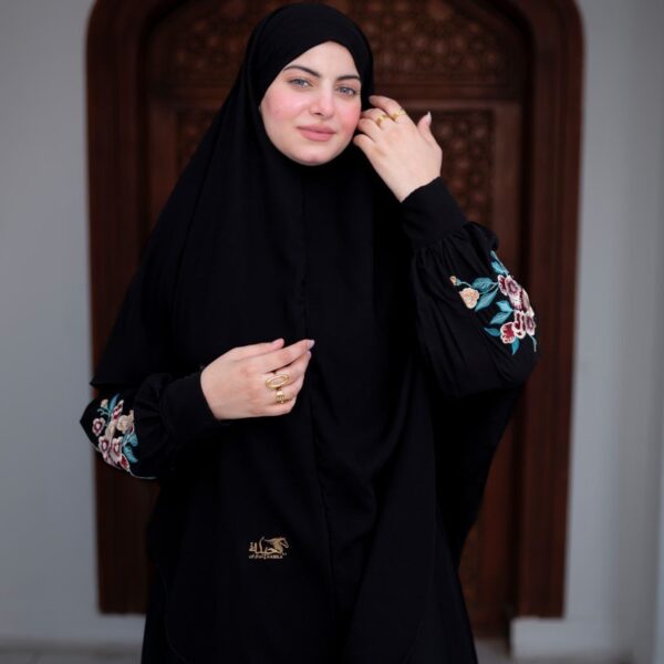 Zahra Set (3 pieces) - Abaya, Khimar, and Niqab Code: 1016.